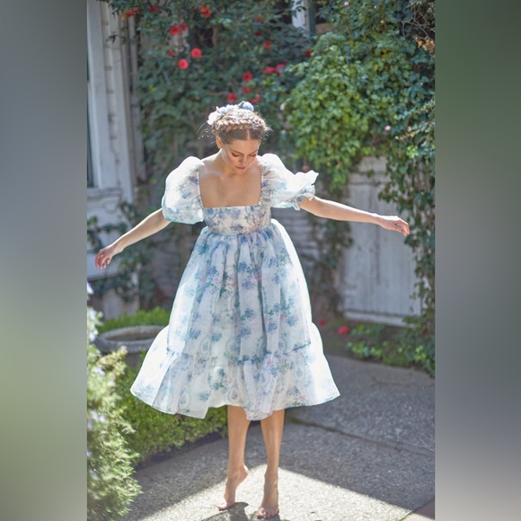 Selkie Dresses & Skirts - Selkie | French Puff Dress | La Belle Etoile in Organza | Size L | BRAND NEW!